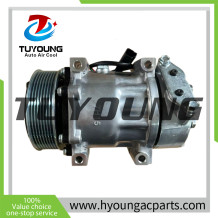 sanden 7h15 709 8067 7890 auto air conditioning compressor fit Scania Truck 114/124 2008>2011 24v 8pk 1376998 1412263 1888034