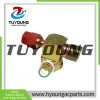 Car air conditioning fitting R134 charging 16mm port; #8 Male Insert O-Ring;  1"-14 york rotolock