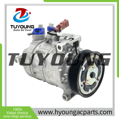 6SAS14C car aircon ac compressor AUDI A4 A5 Q5 8T0260805P 8T0260805F 8T0260805S 4G0260805AC 4G0260805Q 447160-8051 DCP02098