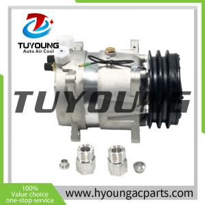 V5 Auto AC Compressor for Komatsu 42N0731270 42N0756132 42N-07-56132 42N-07-11170 42N-07-11190 42N-07-56132