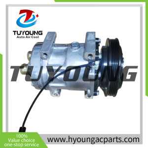Sanden 7H15 4105 SD 709 New Holland construction auto AC compressors 47693200 84356660, 47693200 CASE/IH 580N