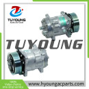 Auto ac compressor for LIEBHERR Excavator A314 R934; 10148036 12922849 SD7H15 6153 SD7H15 24V 119mm PV8