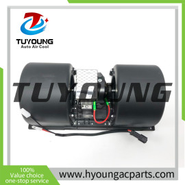 Case IH Tractor auto AC blower fan motor 1977564C2 355190a1, NEW aftermarket Blower Assembly with Resistor; Cab Inner Roof.
