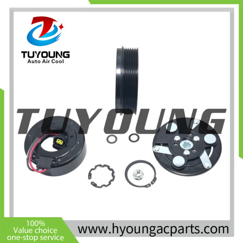 AUTO AC Compressor clutch for Changan CS55 2017- H15T0141330 SD 7V16  6pk 105mm 12v, bearing size: 35*52*20mm