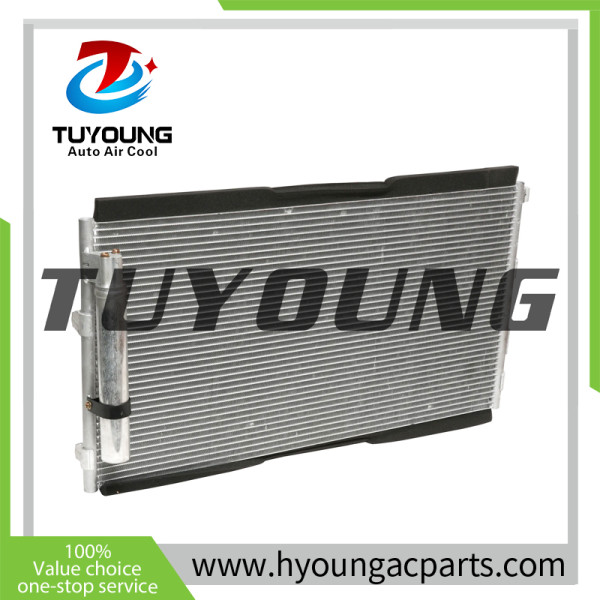 A/C Condenser for Ford Mustang EcoBoost/ EcoBoost Premium L4 2.3L 2015-2023 CN 4620PFC FR3Z19712A FR3Z19712C 40990 2433458 size: 378*737*16 mm