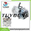 SD7H15 2pk 24V 132mm car a/c compressor Silver Wheels fit Volvo Excavators EC140 EC160D EC200D 15082742 VOE15082742 VOE11412632 14518640 15082742 11412632