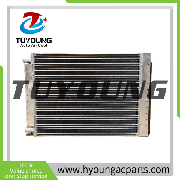 a/c vapor condenser fit JOHN DEERE Tractor Serie 5000 5300N 5310 5410 5510 5515 Massey Ferguson Tractor 2210 2225 2235 ER198324 ER191198 351148M91 Size 458*343*20 mm