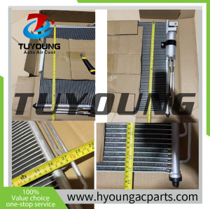 TUYOUNG China auto air conditioning Condenser NISSAN NAVARA D40 92100EB70A 92100-EB70A 92100 EB70A HY-CN318