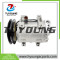 SD7H15 AC Compressor for Komatsu Excavator PC200-7 PC200-8 PC220-7 PC220-8 PC240-8 PC300-7 PC300-8 20Y-810-1460 20Y8101460 20y-979-6121 20y9796121 20y-810-1260