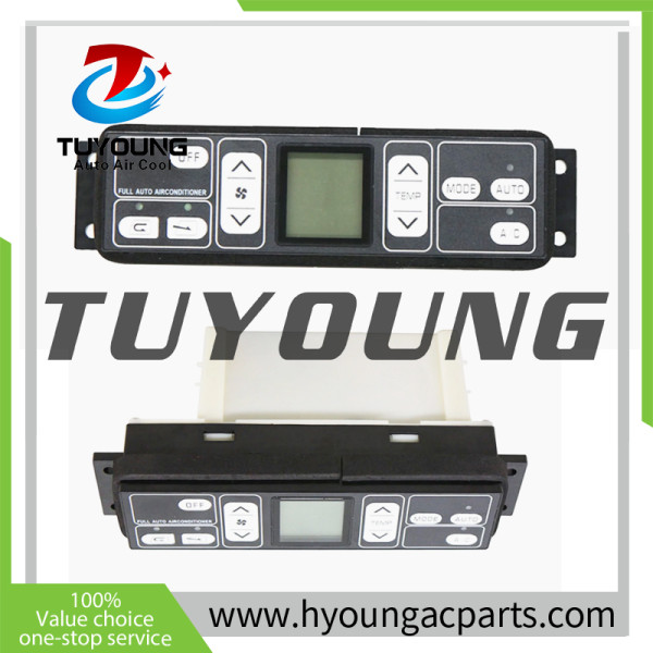 air conditioning control panel  for Komatsu excavator PC200-7 PC220-7 237040-0290 146570-2510 20Y-979-6141 20Y-979-6140 SG146570-A0707 24V