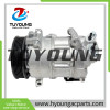 648740 Auto ac compressor Peugeot 3008 447150-0220 447260-1930 6453WH 648741 890847 447150-1740 9659855880 9659875580 9684075880 9689084880 9806029580