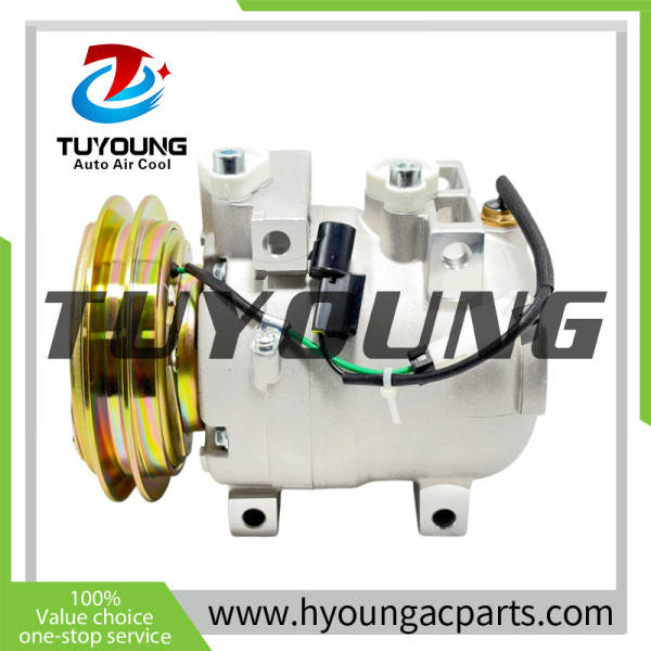 DKV14C AUTO air A/C compressor for Hitachi Excavator Hyundai 506021-7082 5060217082 11N892040 A5000674001 24V 102mm 1PK