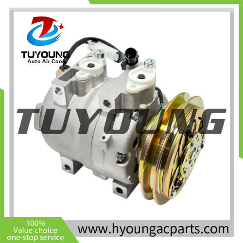 DKV14C AUTO air A/C compressor for Hitachi Excavator Hyundai 506021-7082 5060217082 11N892040 A5000674001 24V 102mm 1PK