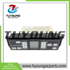 air conditioning control panel  Old style for Komatsu excavator PC200-7 PC220-7 237040-0290 146570-2510 20Y-979-6141 20Y-979-6140 SG146570-A0707 24V