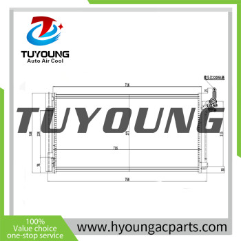 Air Conditioning Condenser fit Land Rover Range Rover Evoque S 2020 2.0 gasolina K8D2-19710-AB K8D219710AB LR115952 J9C18802