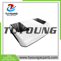 Newly Upgraded VS02 Pro Dual-Fan Cooling and Heating Model for trucks, RVs, vans, and boats. roof-mounted, electric parking air conditioner, twin-rotor compressor