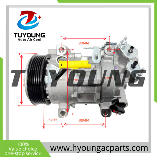 PXC14 auto air conditioning compressor for Peugeot traveller autobús v_ 2.0 bluehdi 150 9844156280 9844236380 2911577 040039082b5 9827874280 1635514980