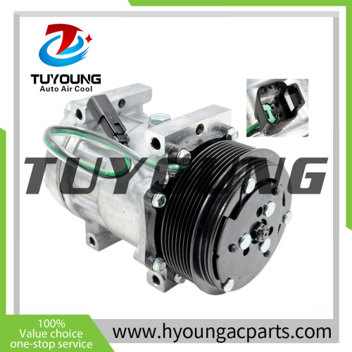 Sanden 7H15 8262 PV8 24V JCB 30926801 30/926801 heavy duty truck car a/c compressor