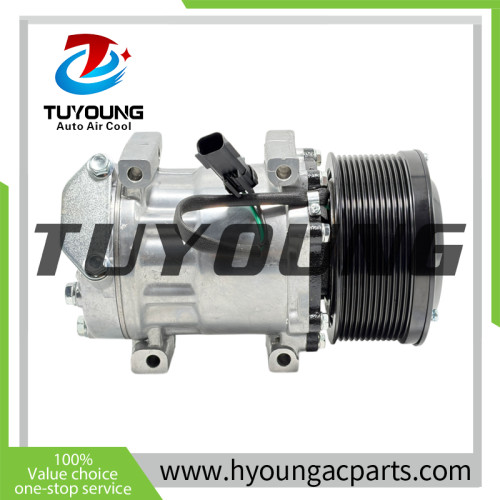 COMPRESSOR SANDEN SD7H15 6095 372-9295 CATERPILLAR 320D 326D2 558LL 538GF 2012- R134A SD 6095 3729295 WR Head ID