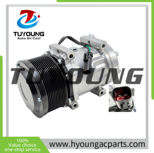 COMPRESSOR SANDEN SD7H15 6095 372-9295 CATERPILLAR 320D 326D2 558LL 538GF 2012- R134A SD 6095 3729295 WR Head ID