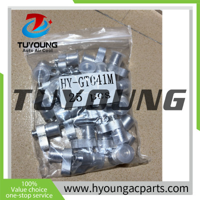TUYOUNG manufacture #6 vehicle air conditioning adapter fitting,brand new Auto ac pipe Fittings