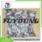 China supplier auto ac pipe fittings,  180° with charging valve fitting in #6, #8, #10, #12