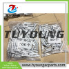 China supplier auto ac pipe fittings, 180° no load fitting in #6,#8, #10, #12, aluminum