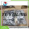 China supplier auto ac pipe fittings, 180° no load fitting in #6,#8, #10, #12, aluminum