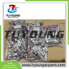 China supplier auto a/c pipe fittings; 180° fitting in #6, #8, #10, #12.