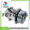 new auto ac compressors JCB 12 volt 8pk China produce Sanden 7h15 320/08562 320/08563 7232/42840 714/40404