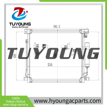 6000607000  7812A292 6000607000 7812-A292 142038N CF20606 350502 814559 32015700 FIAT FULLBACK Pickup (502_, 503_) 2.4 D Auto AC Condenser