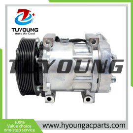 SD7H15 Sanden 7H15 6096 6450 a/c compressor for Caterpillar 313D 316E 316EL 318EL 3729493 372-9493 3439671 343-9671