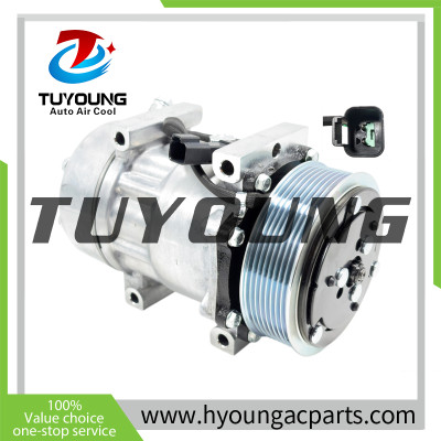 sanden 7h15 709 8067 7890 auto air conditioning compressor fit Scania Truck 114/124 2008>2011 24v 8pk 1376998 1412263 1888034