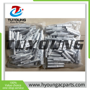 stable performance high quality Size 3/4'' 5/8'' Car AC fitting pipe Pass Through Fitting Adapter, Air Conditioning Hose Pipe Connector Universal