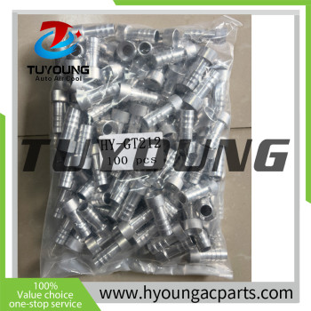 Aluminum Straight Outer Weld-on Barb Fitting Hose Size No. 12 FT 0123C 1531993 5824A 429417 718016 12394 FT2107 1022404 201334 TEM201334 3520124 3287 OTH1247 210023
