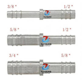 China supplier auto a/c pipe fittings; 180° fitting in 3/8”, 1/2”; 5/8”, 1/2”; 3/4”, 5/8”.