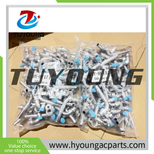 China supplier auto a/c pipe fittings; fitting in #8, #10.