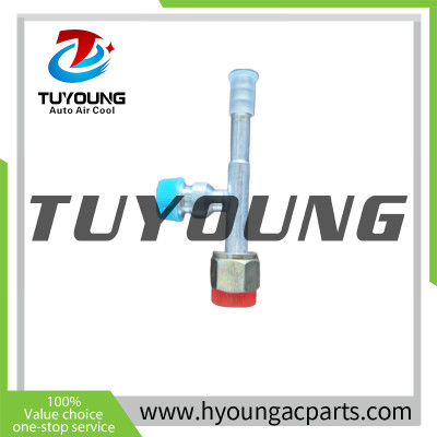 China supplier hight quality auto a/c pipe fittings; fitting in #6,  #8, #10, #12.