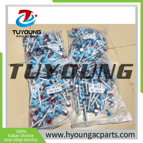 China supplier hight quality auto a/c pipe fittings; fitting in #6, #8, #10, #12.