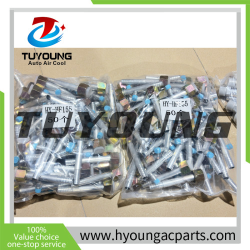 China supplier hight quality auto a/c pipe fittings; fitting in #6, #8, #10, #12.