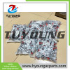 China supplier hight quality auto a/c pipe fittings; 90° fitting in #6,  #8, #10, #12.