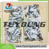 China supplier hight quality auto a/c pipe fittings; 90° fitting in #6,  #8, #10, #12.