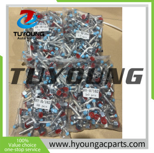 China supplier hight quality auto a/c pipe fittings; fitting in #6,  #8, #10.