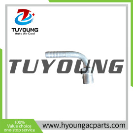 China supplier hight quality auto a/c pipe fittings; fitting in #6, #8, #10, #12.