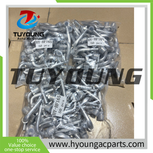 China supplier hight quality auto a/c pipe fittings; fitting in #6,  #8, #10, #12.