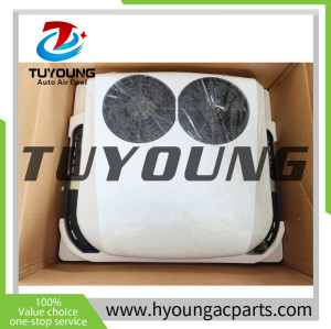 Top-mounted Unit. 12V Dual Fans automotive air conditioning components, roof-mounted integrated air conditioning