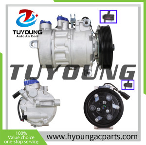 6SAS14C A/C Compressor fit Audi A6 C7 quattro, A7 Sportback 2014-2018 4M0820803B 4M0820803K 4M0820803M 447140-0310 447140-1510 447140-1511