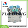 Heli forklifts R134A refrigerant and adapter fittings on it Sanden 5H14 508 Auto AC Compressor Heavy Truck 2pk 24v 152mm; port 17.98mm; 15.28mm