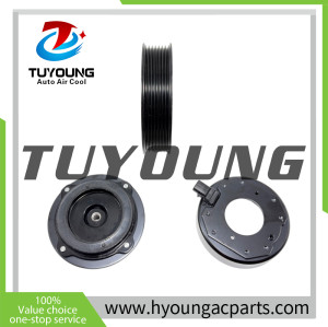 10S17C Car A/C Compressor Clutch fit Toyota Hiace CLTT010 10s17c 7pk 125mm 12v bearing size: 305222 mm