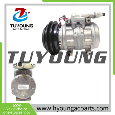 10P13C 1PK 12V auto air conditioning compressor fit Toyota, Hino, Daihatsu light-duty commercial trucks 447100-7980 447200-8621 447200-8622 88310-37070